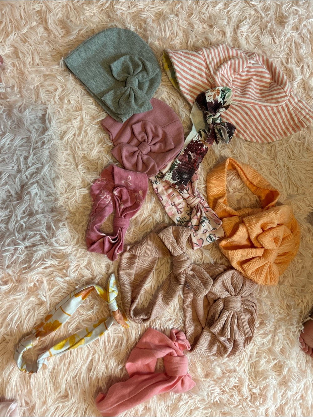 baby hat/headband bundle